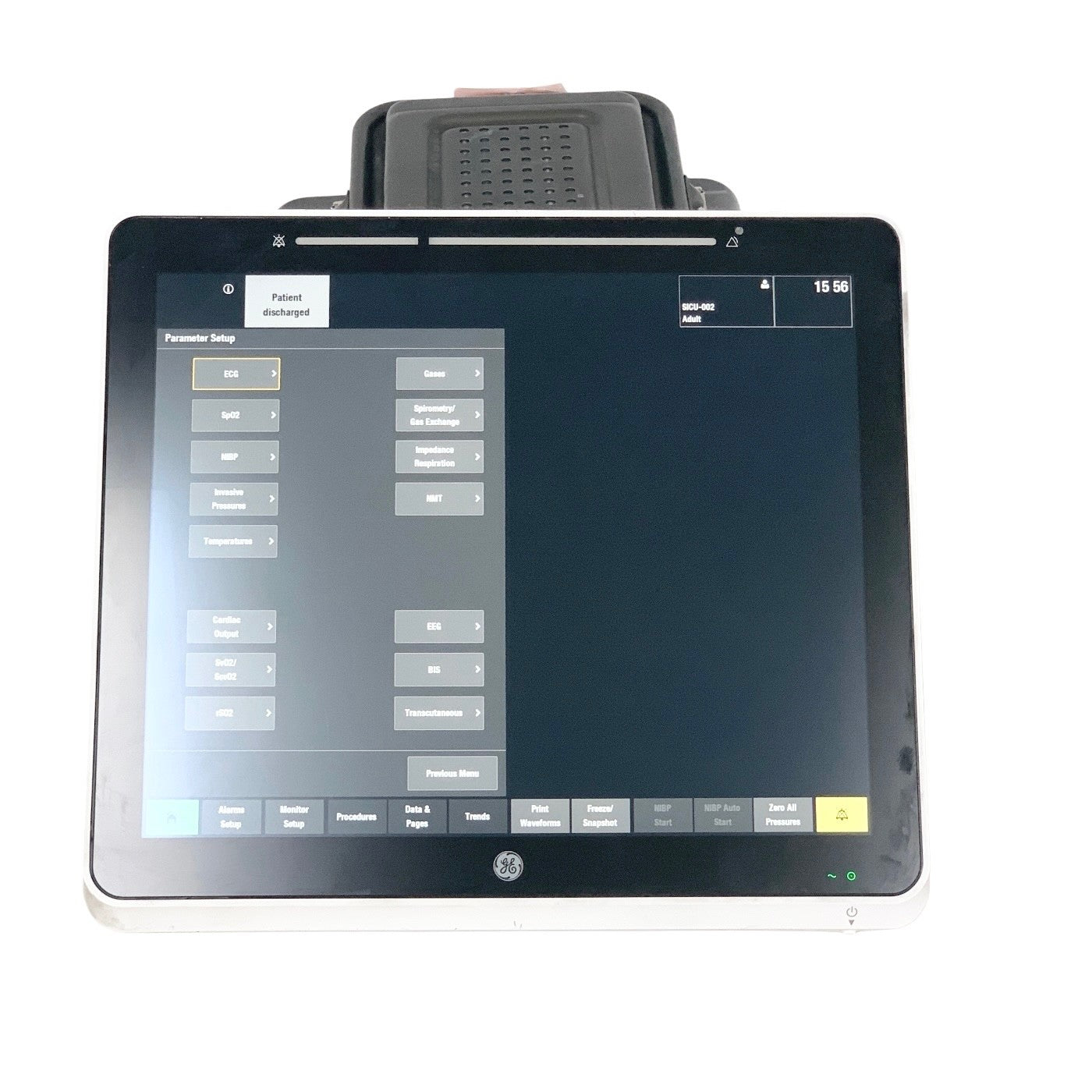 GE REF 5876727, CRITICAL CARE, CARESCAPE Canvas 1000 MONITOR
