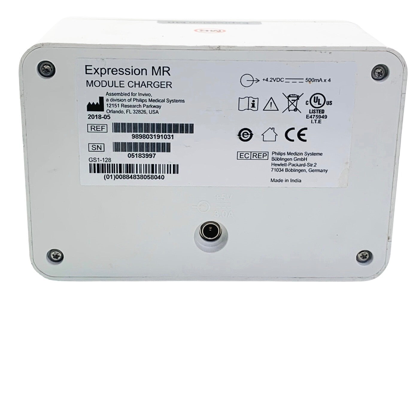 INVIVO Ref 989803191031, Expression MR MODULE BATTERY CHARGER