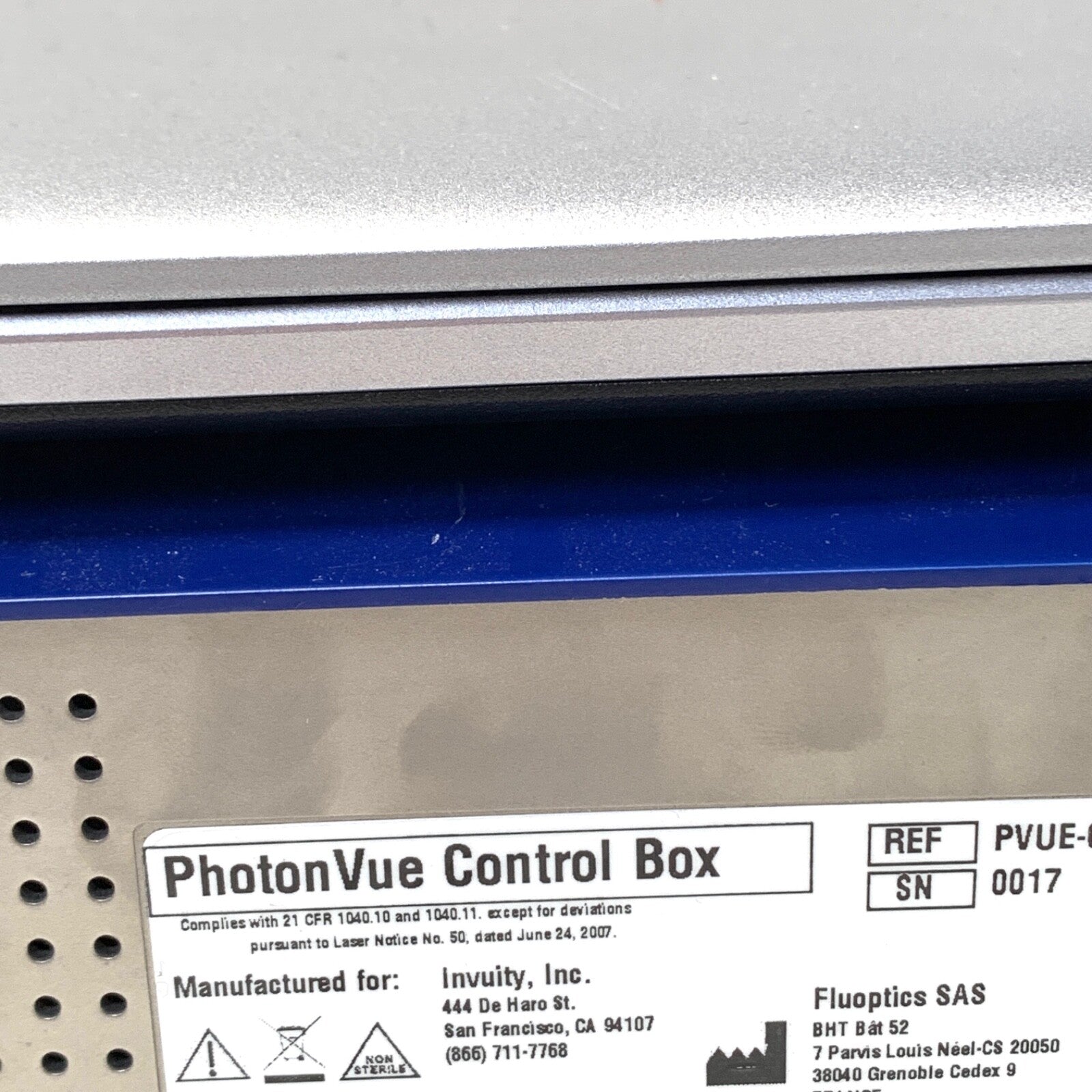Invuity Photonvue REF PVUE-CCB-1.0 Control Box, PVUE-COH-1.0 Optical Head