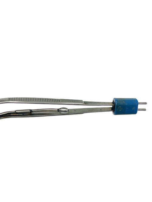 Codman REF 80-2983 Greenwood Bayonet Bipolar Forceps Suction/Irrigating