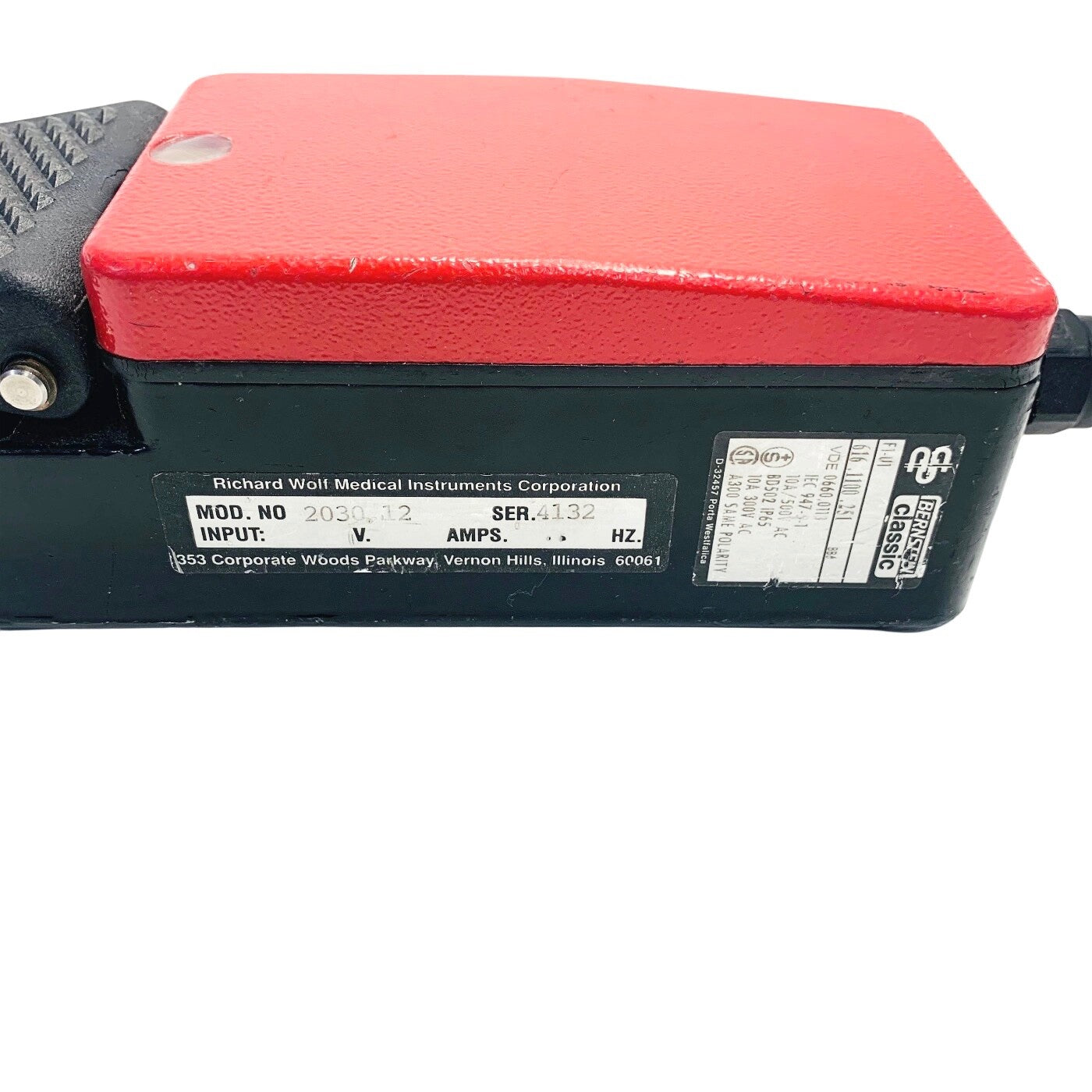 Richard Wolf REF F1-U1, 2030.42, Bernstein classic Footswitch ref 616.1100.251