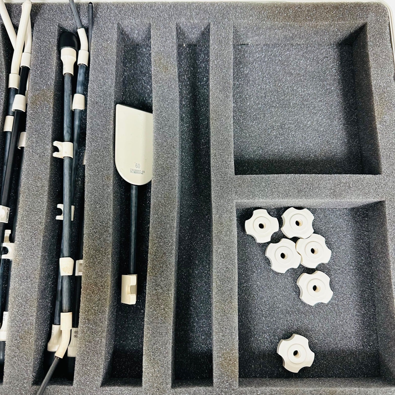 Nucletron / Elekta 101062 Ring CT/MR applicator set, 6 mm, 60º Instruments As Is