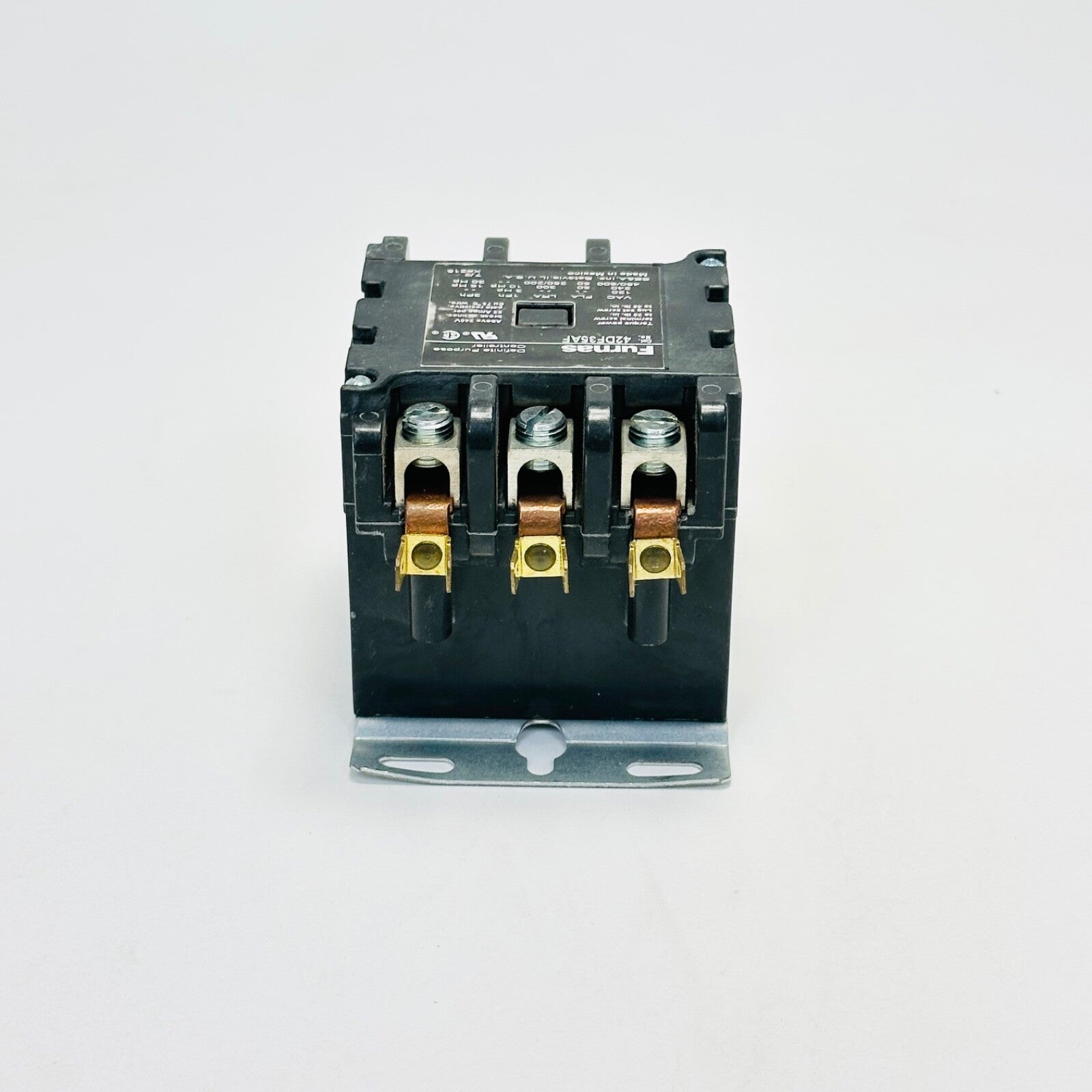 FURNAS 42DF35AF Definite Purpose Contactor, 3-Pole, 50A, 110-120VAC Coil