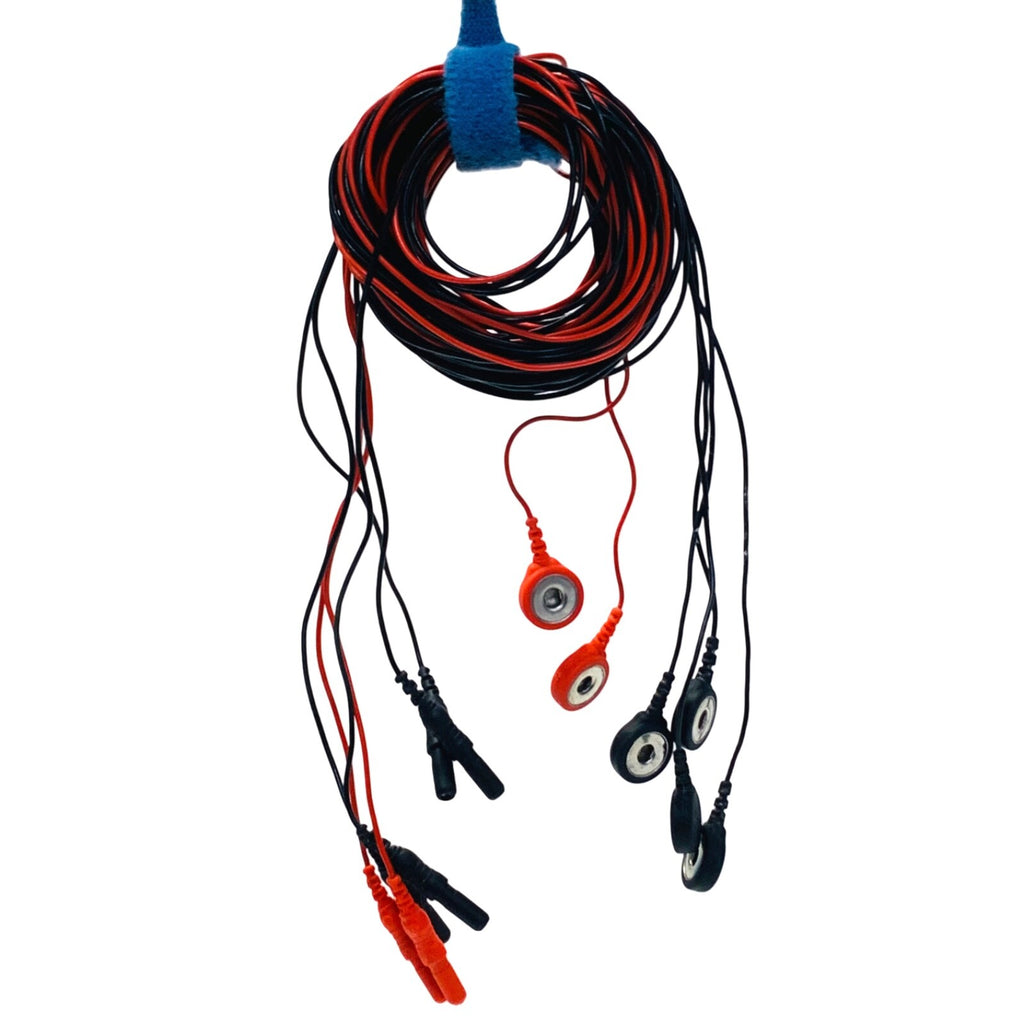 SleepSense Inductive Interface Cable Bundle (3-Pack) - Red & Black