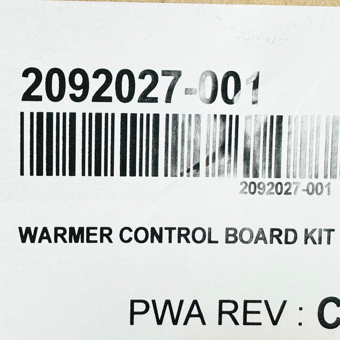 GE Datex-Ohmeda 2092027-001 WARMER CONTROL BOARD IEC 60601-1-8 Edition 2.1 Rohs