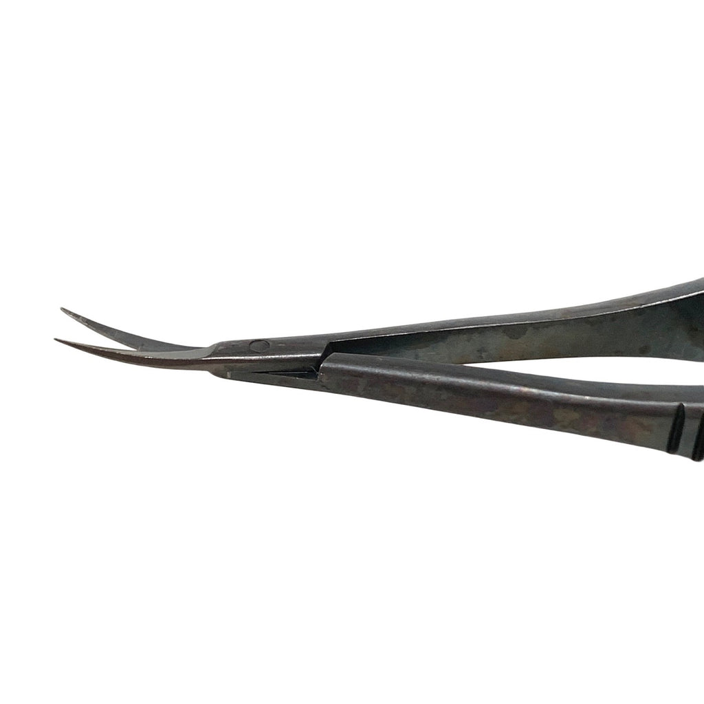 Codman 80-1521 Malis Verity Titanium Microsurgical Scissors 6.75" Curved Fine