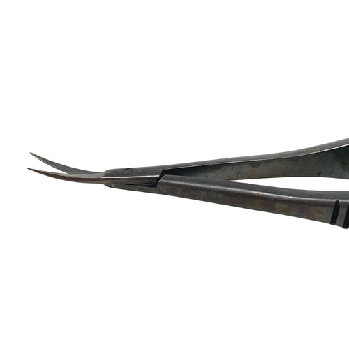 Codman 80-1521 Malis Verity Titanium Microsurgical Scissors 6.75" Curved Fine