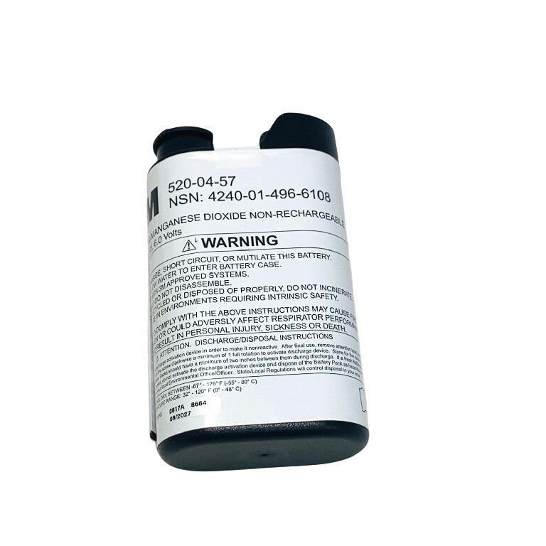 3M REF 520-04-57, Lithium Battery Pack Non-Rechargeable EXP: 08/2027