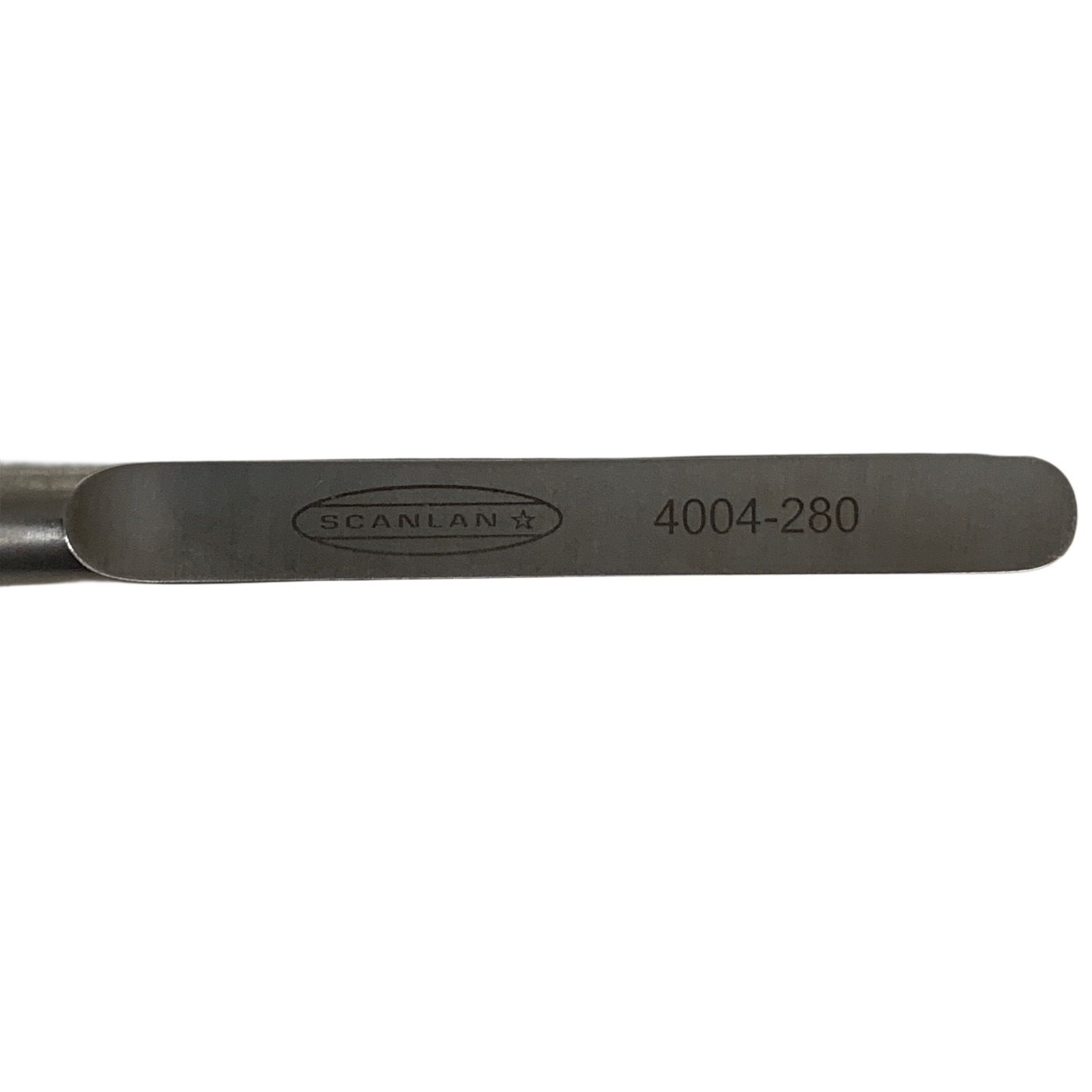 SCANLAN 4004-280 Micro Forceps, round handle, 1mm Diamond Plated ring tips