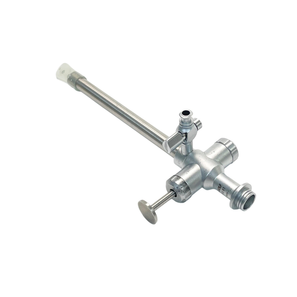 R. WOLF 8932.01 Trocar sleeve, trumpet valve, 8 mm Ø, 105 mm w/ 8932.12 Trocar