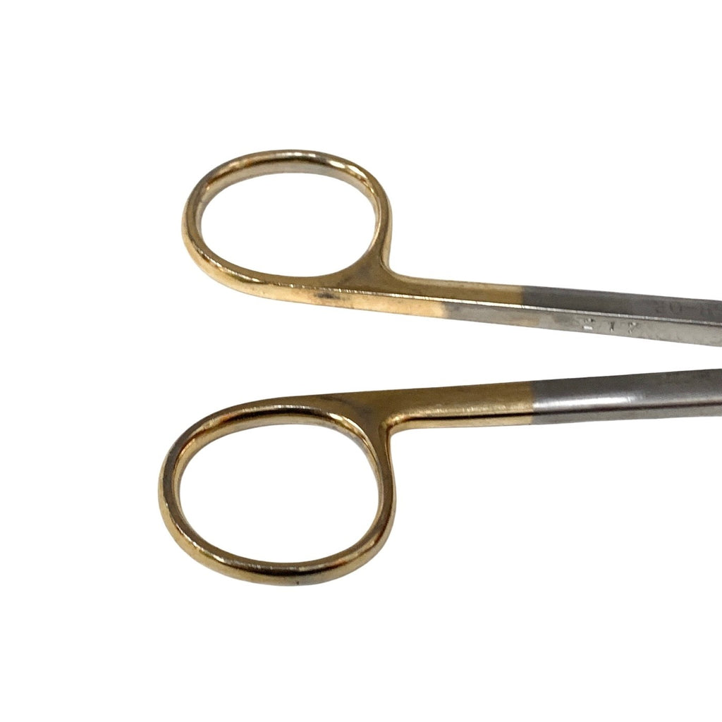 Pilling Ref 14-2225, Mayo Scissors Curved 6.75" - Gold Handle