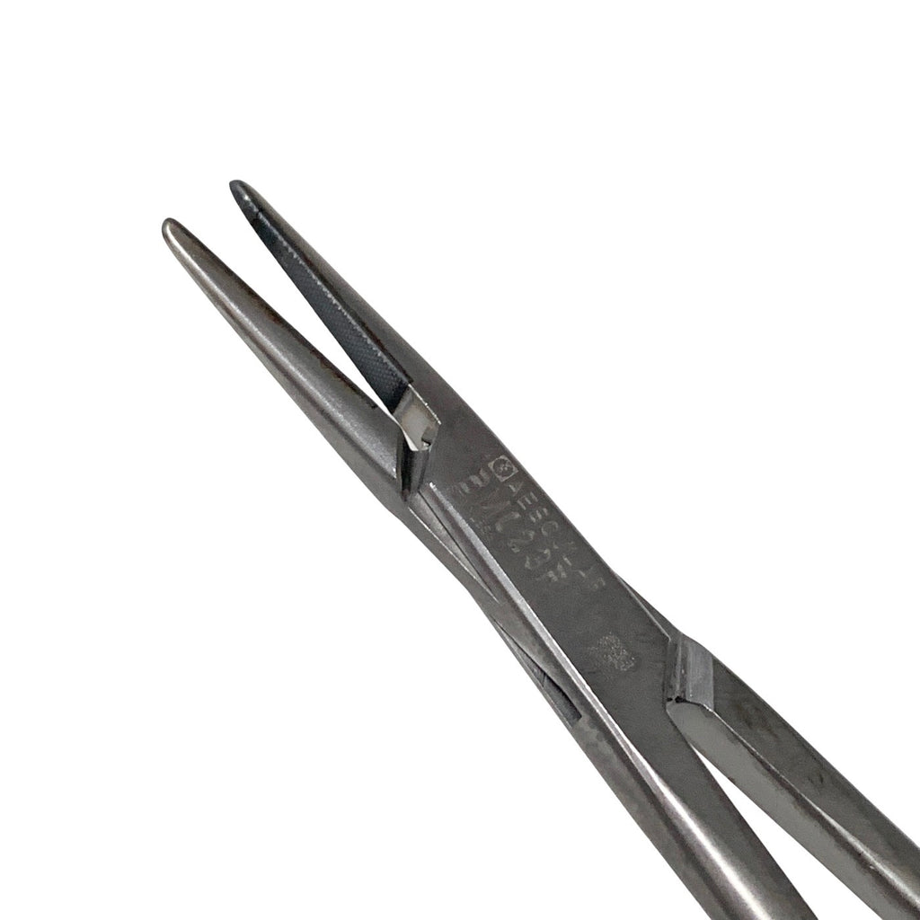 Aesculap BM023R Crile-Wood Needle Holder Gold Handle Tungsten Carbide 6" Surgery