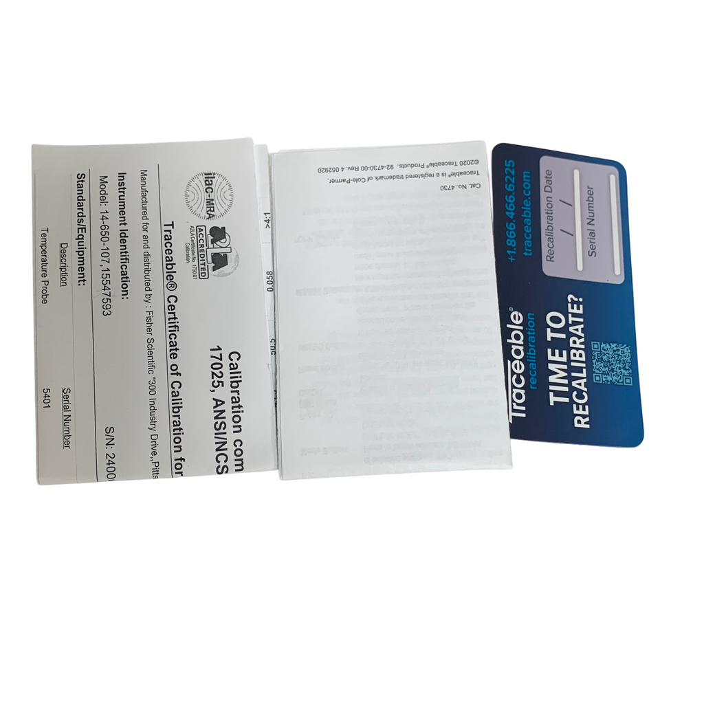 Fisherbrand™ Traceable™ Refrigerator/Freezer Ultra™ Thermometer (Model 4734FS)