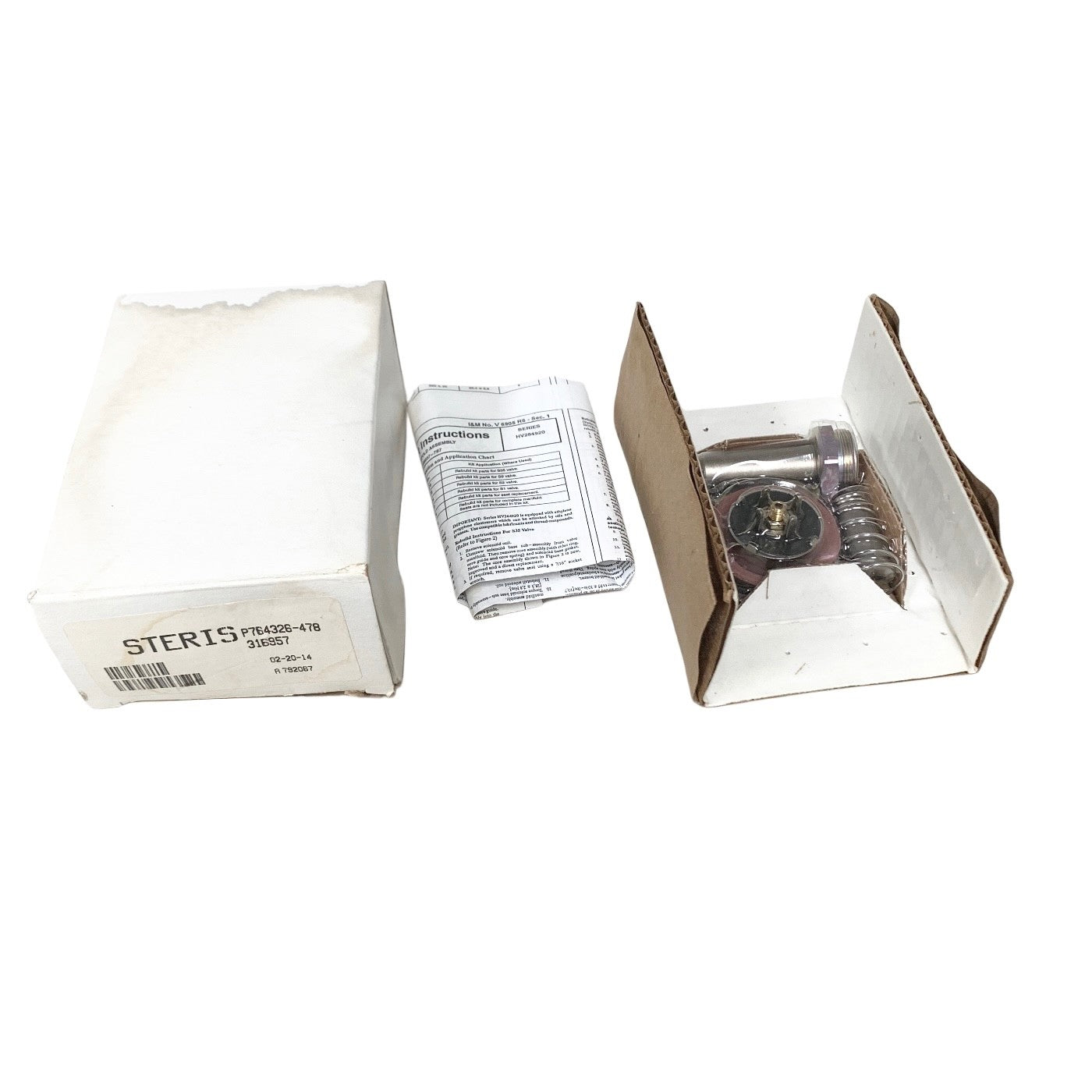 STERIS REF P764326-478, STEAM MANIFOLD S2 & S9 REPAIR KIT