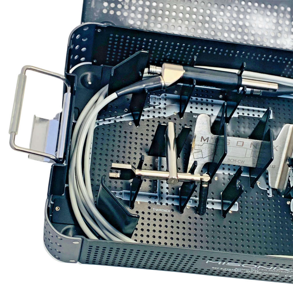 Misonix Console W/ 100-70-0000, E-SYSTRAY ,BCM-FS, Handpiece & Footswitch BCM-HP