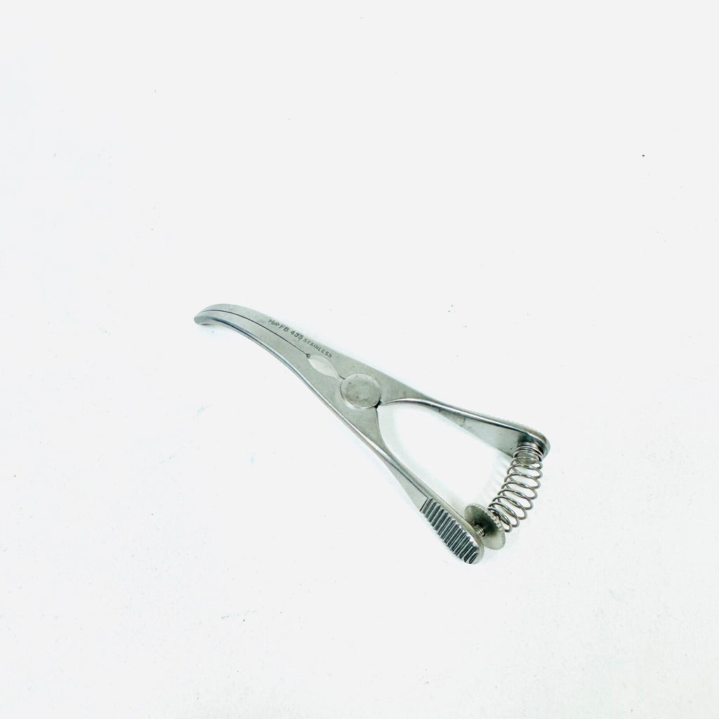 FB425 Clamp, Cooley Bulldog Curved Jaw Stainless Instrument