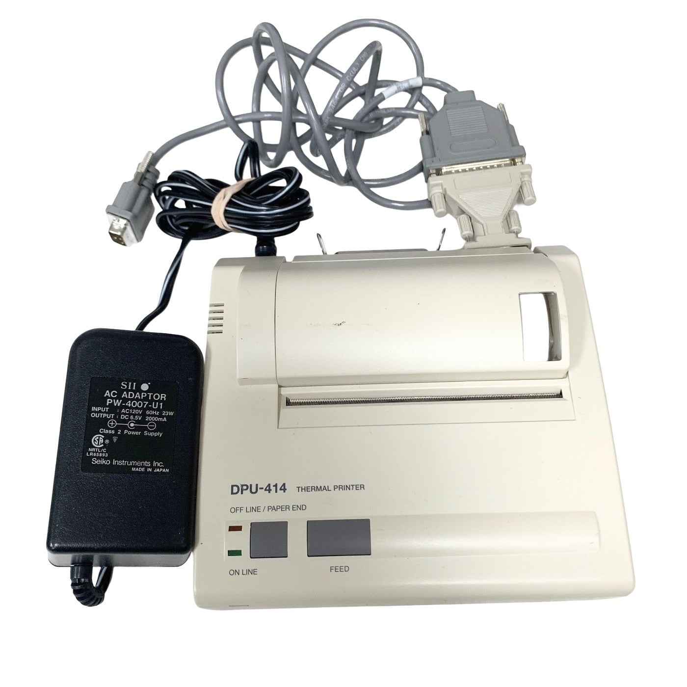 SCHILLER ARGUS PB-1000 MASIMOSET w/ Seiko DPU-414 THERMAL PRINTER & CASE