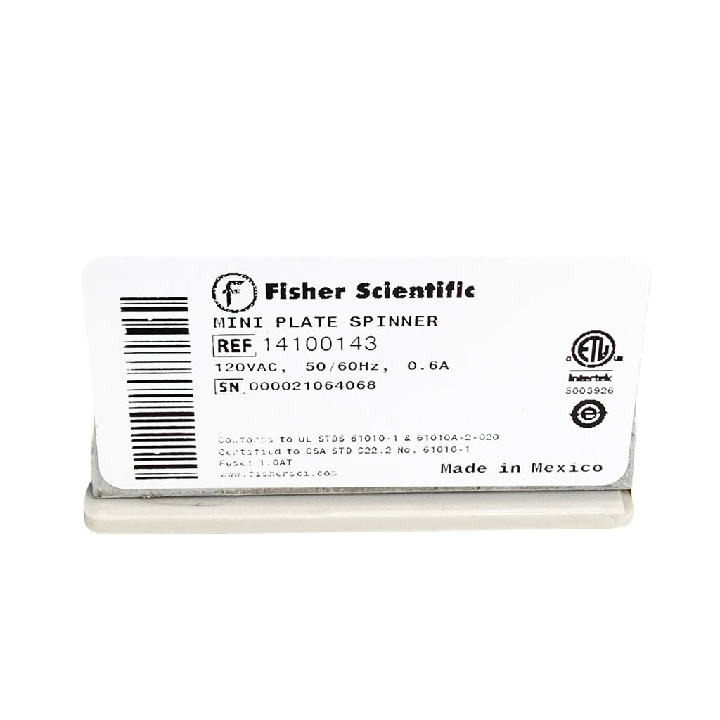 FISHER SCIENTIFIC REF 14100143, MINI PLATE SPINNER