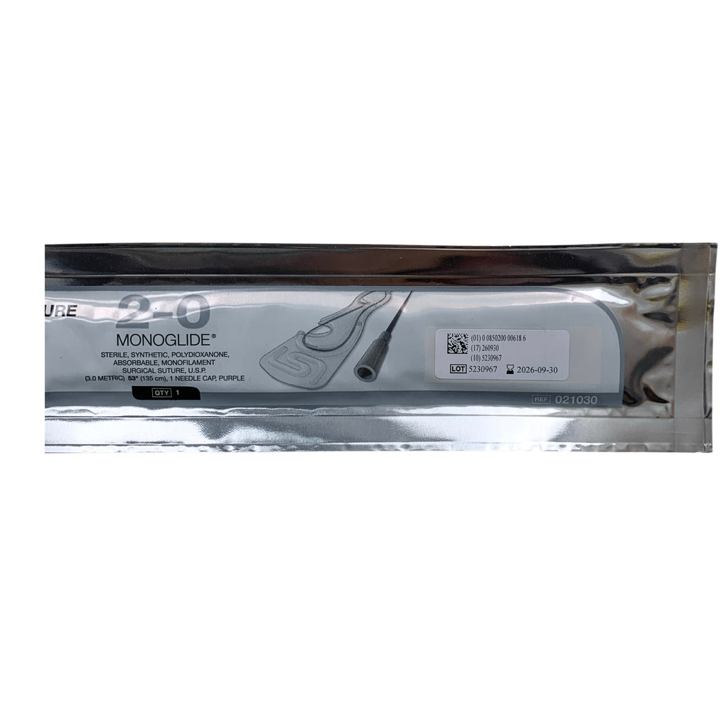 LSI SOLUTIONS REF 021030 RD Quick Load Suture 2-0 Monoglided Absorbable Monofilament 53in, Exp.2026/09
