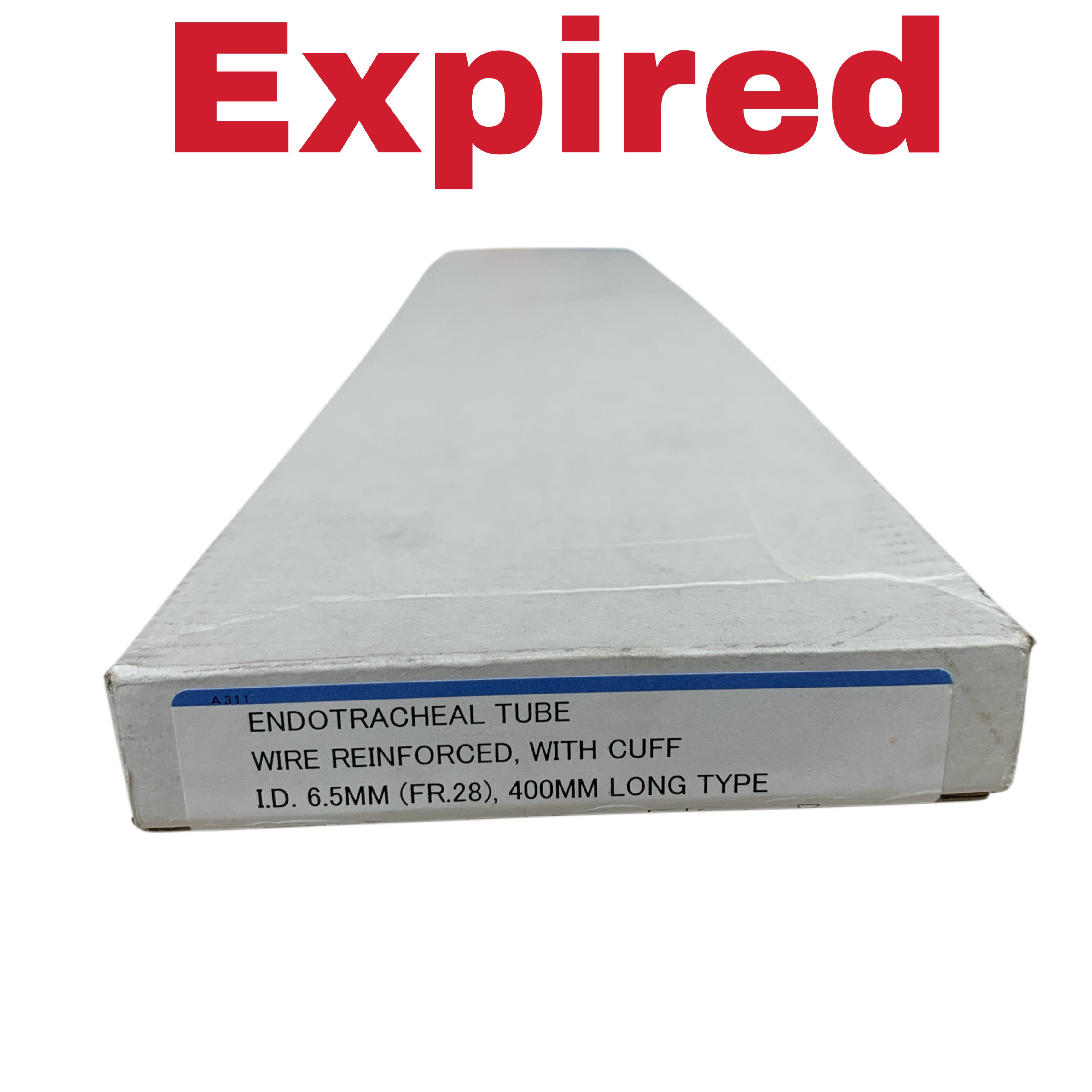 FUJI SYSTEMS REF 1200828 Endotracheal Tube Wire Reinforced With Cuff ID 6.5MM FR.28 400MM Long Type Exp 2025 05