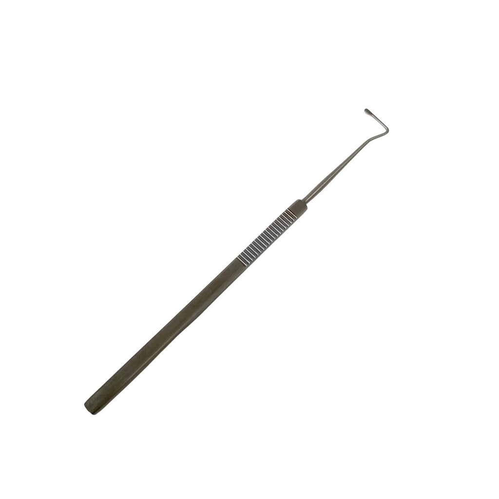 AMBLER REF 3632E Jameson muscle hook 5 3/8'',large, 8.0mm flattened end, 2.0mm bulbous tip, flat handle