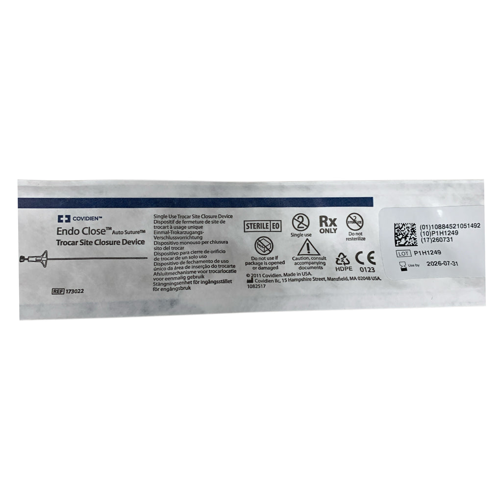COVIDIEN 173022 Endo Close Auto Suture Trocar Site Closure Device Exp 2026 07