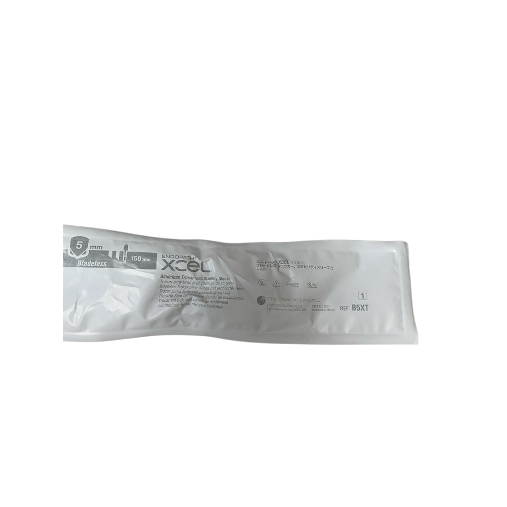 ETHICON REF B5XT Endopath Xcel 5mm x 150mm Bladeless Trocar with Stability Sleeve, Exp.2029/11