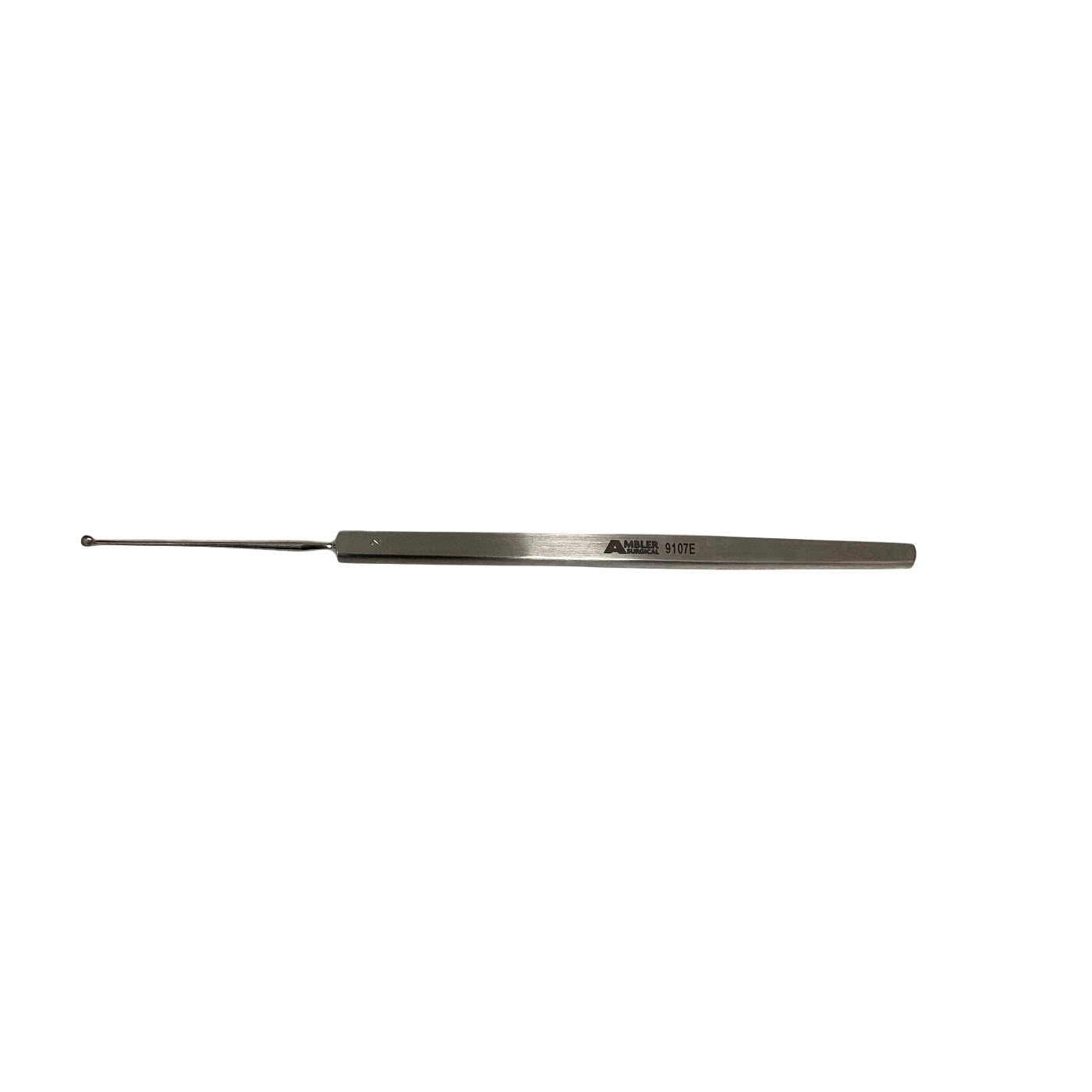 AMBLER REF 9107E Meyerhoeffer chalazion curette 4 7/8'',straight, size 2, 2.0mm cup, flat handle