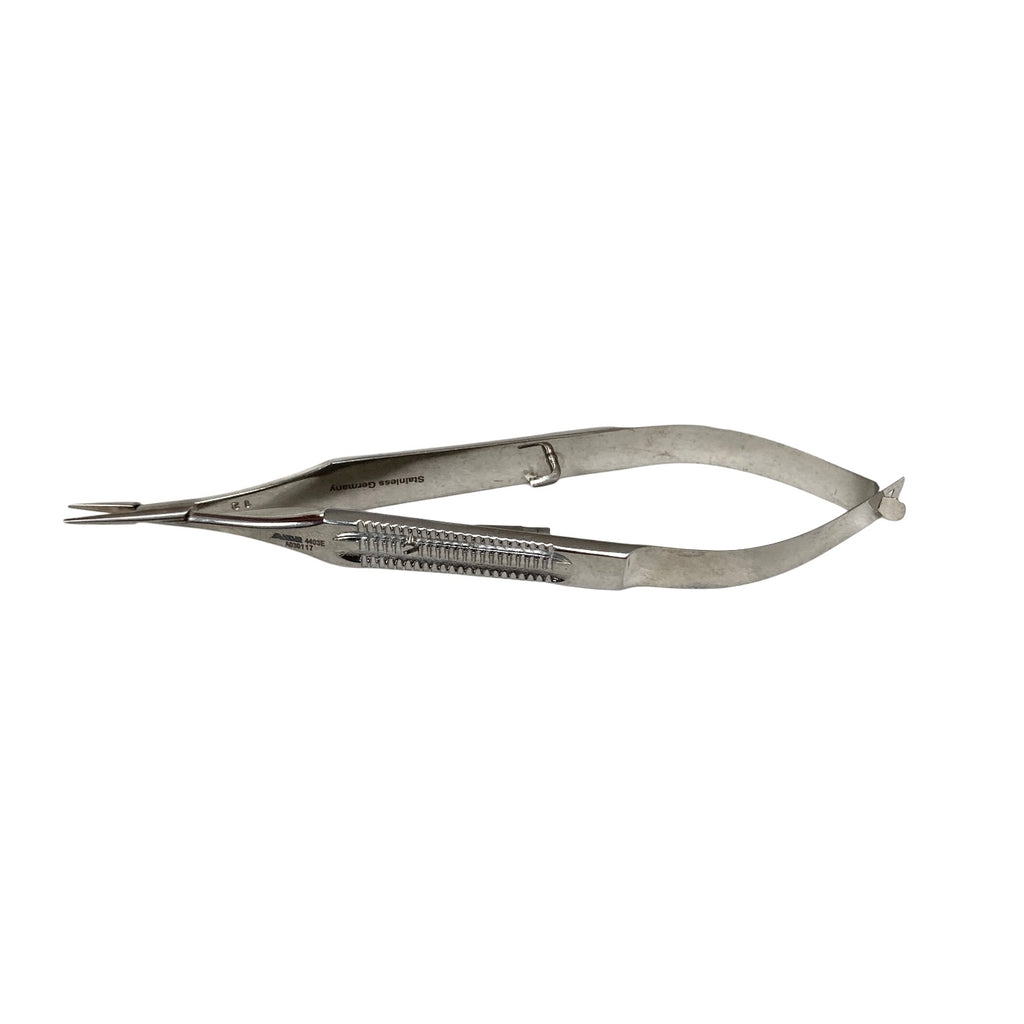 AMBLER REF 4403E Castroviejo needle holder 5 1/8'',delicate, straight, 9.0mm jaws, wide flat handle, with lock