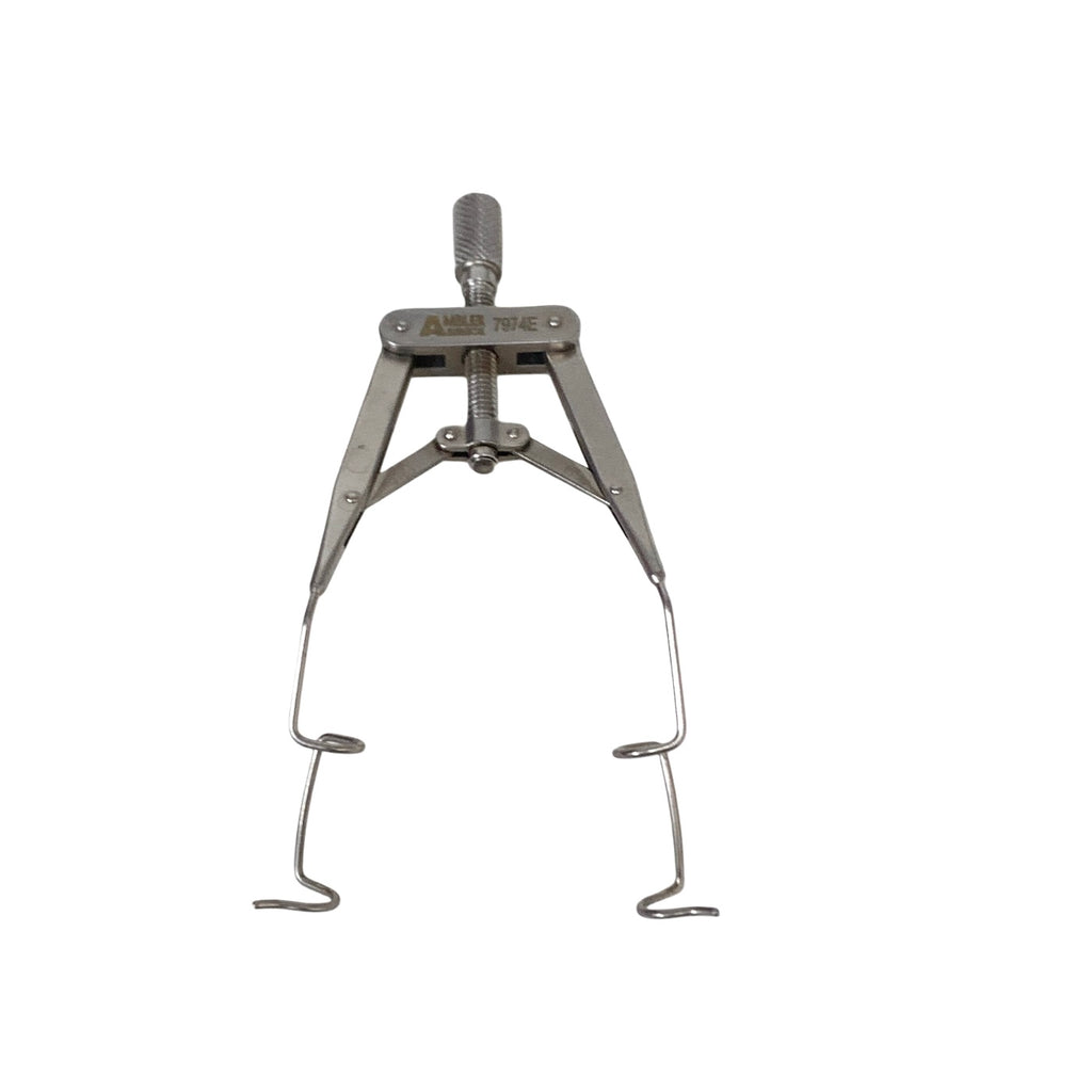 AMBLER REF 7974E Lieberman lid speculum 3'', adult size, 15.0mm open K-wire blades, nasal approach, adjustable thumb-screw tension