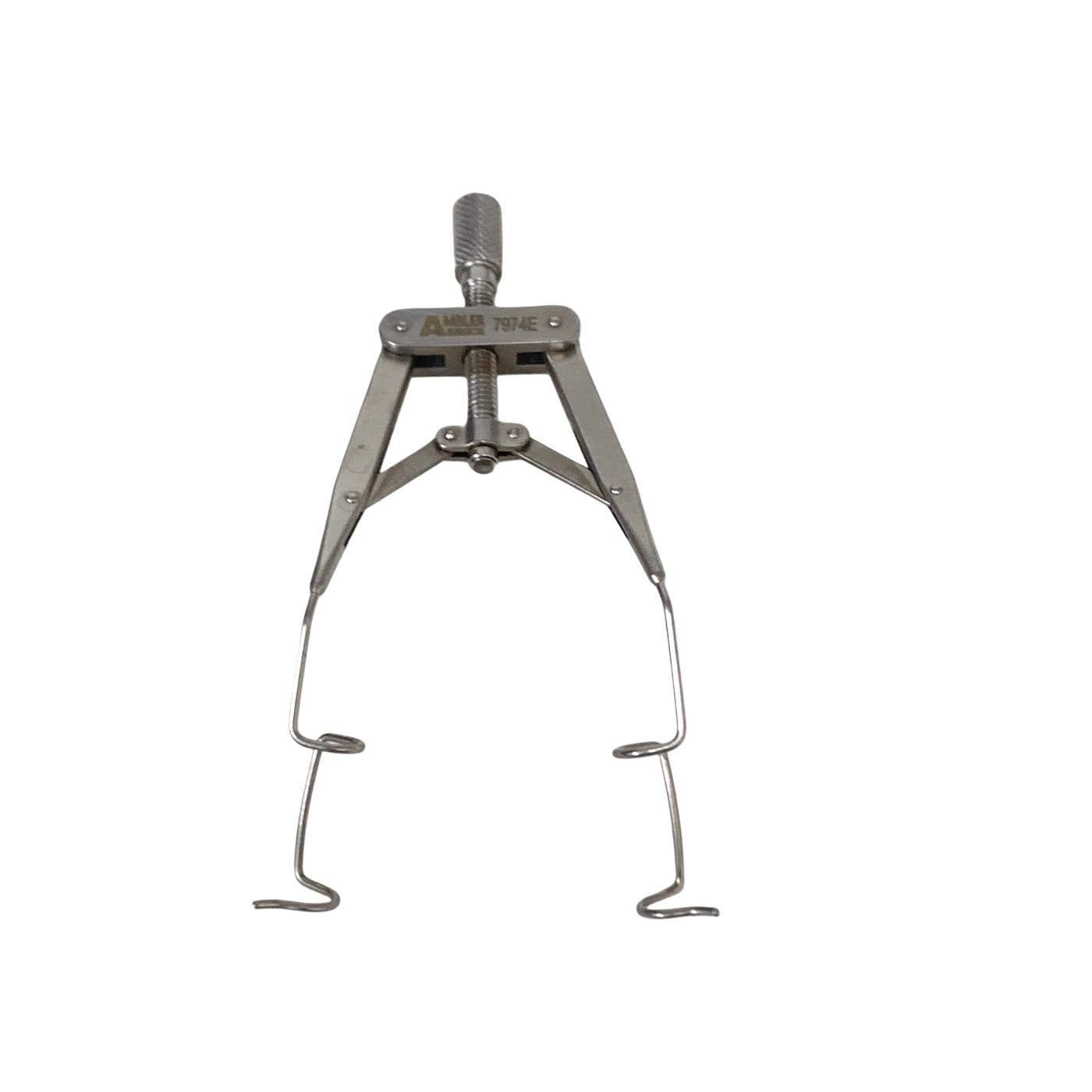AMBLER REF 7974E Lieberman lid speculum 3'', adult size, 15.0mm open K-wire blades, nasal approach, adjustable thumb-screw tension