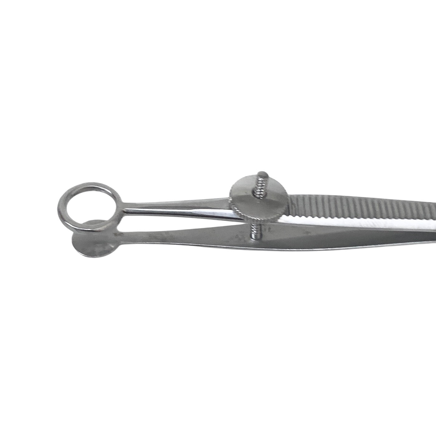 MILTEX REF 18-1170 AYER Chalazion Forceps, 3-5/8" (92mm), Fenestrated Jaw, Inside Ring Diameter 9mm, Solid Blade.