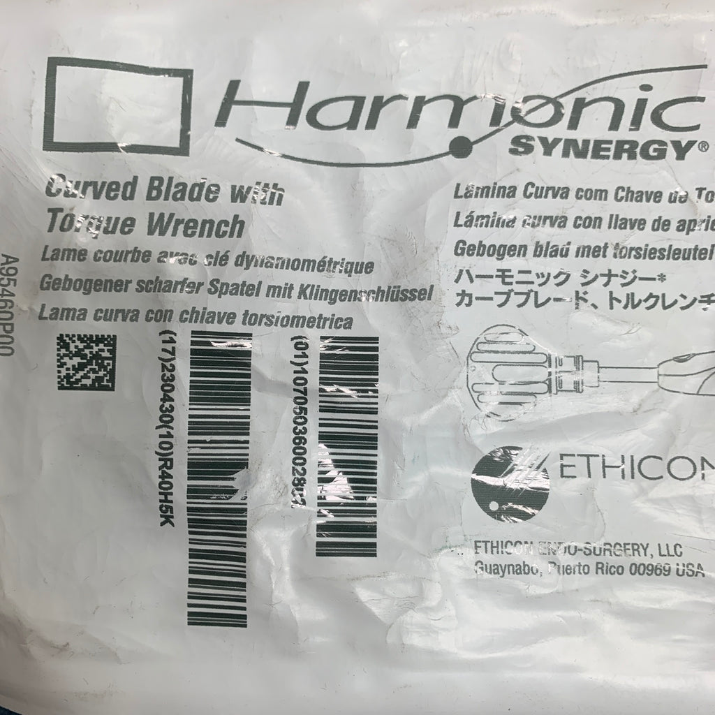 ETHICON REF SNGCB Harmonic SYNERGY Curved Blade with Torque Wrench, EXP 2023-04