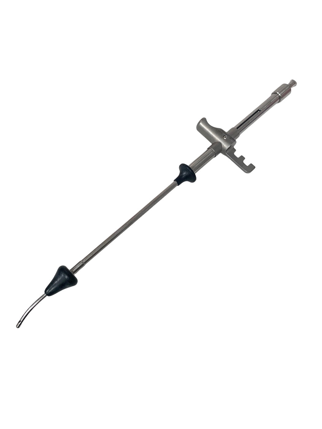 AESCULAP REF ER876, Irrigation Cannula, with two interchangeable cones, 350 mm (13 3/4"), curved