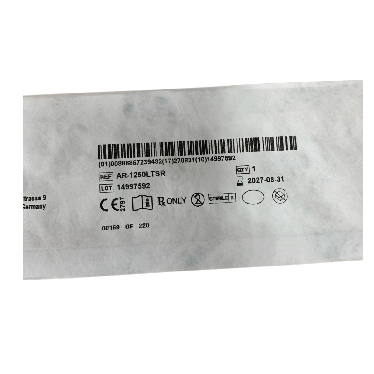 ARTHREX AR-1250LTSR ShaverDrill for 3.0 mm SutureTak 3.0 mm Exp 2027 08