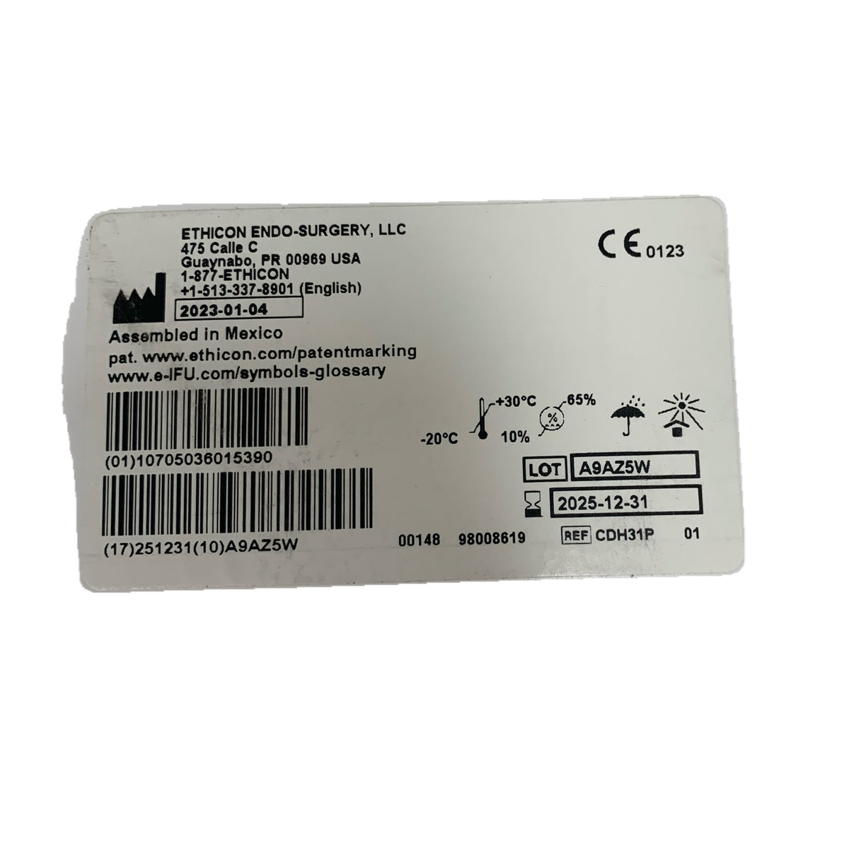 ETHICON CDH31P Echelon Circular Powered Stapler Gripping Surface Technology 3D Stapling Technology 31mm EXP 2025 12