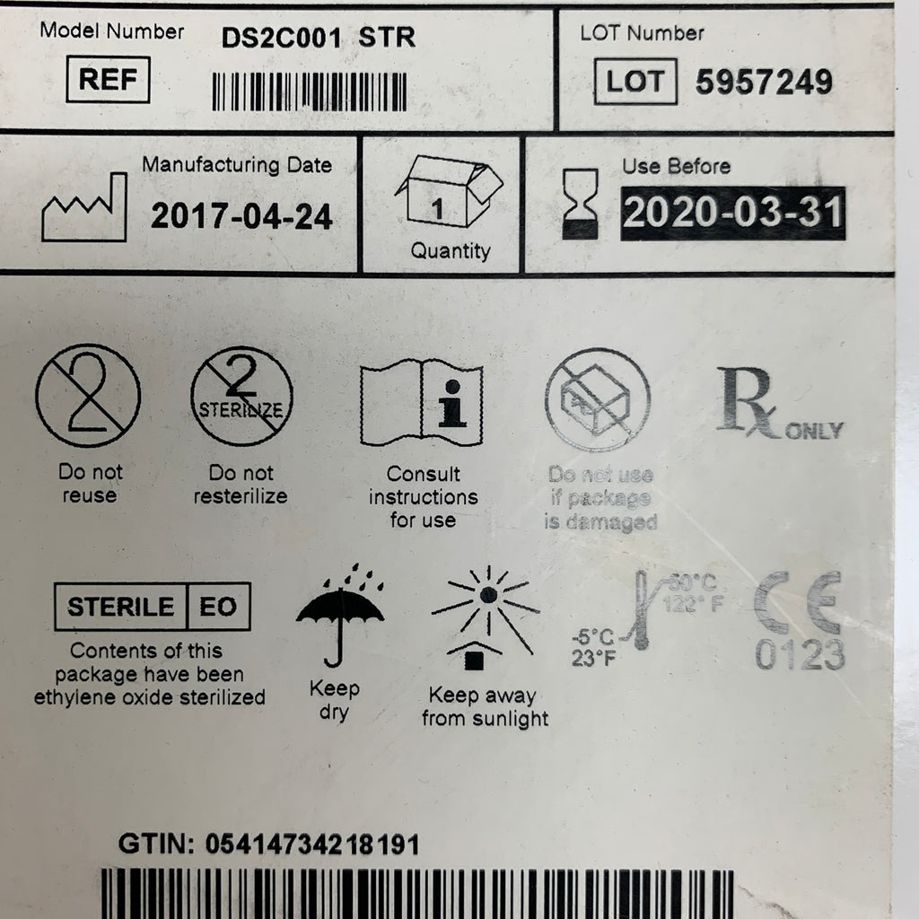 ST JUDE MEDICAL DS2C001 STR CPS Direct SLII Slittable Outer Guide Catheter 9 F 3.00 mm 47 cm EXP 2020 03