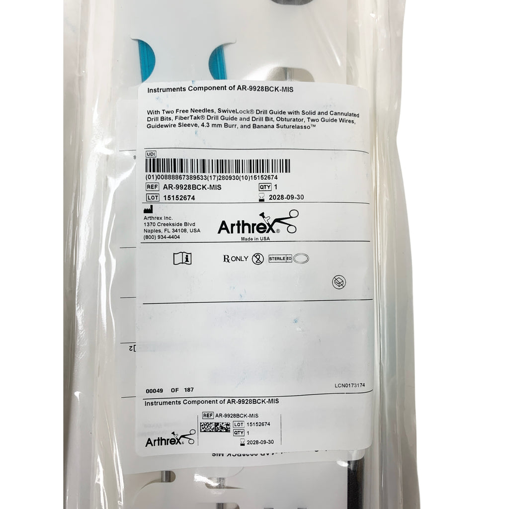 ARTHREX REF AR-9928BCK-MIS Instruments Component of AR-9928BCK-MIS, Exp.2028-09