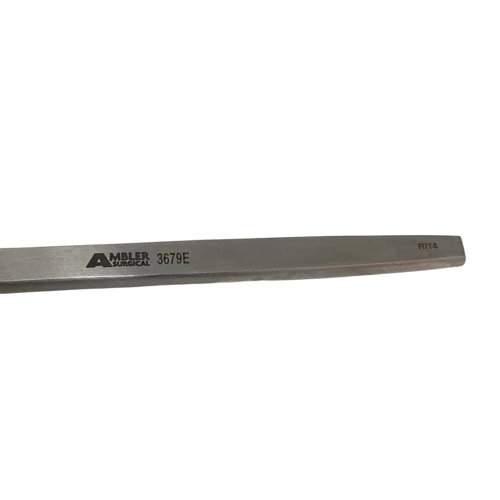 AMBLER REF 3679E Gass retinal detachment hook 5 5/8'',flattened 13.0mm Graefe-type hook end with 1.5mm oval hole, flat handle