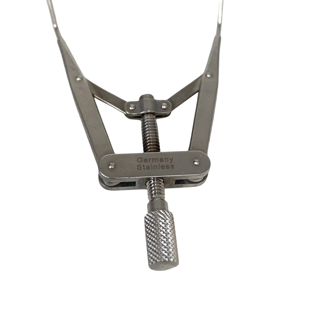 AMBLER REF 7974E Lieberman lid speculum 3'', adult size, 15.0mm open K-wire blades, nasal approach, adjustable thumb-screw tension