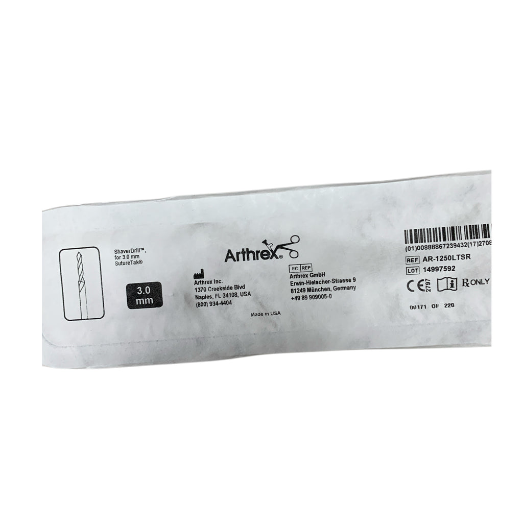 ARTHREX AR-1250LTSR ShaverDrill for 3.0 mm SutureTak 3.0 mm Exp 2027 08