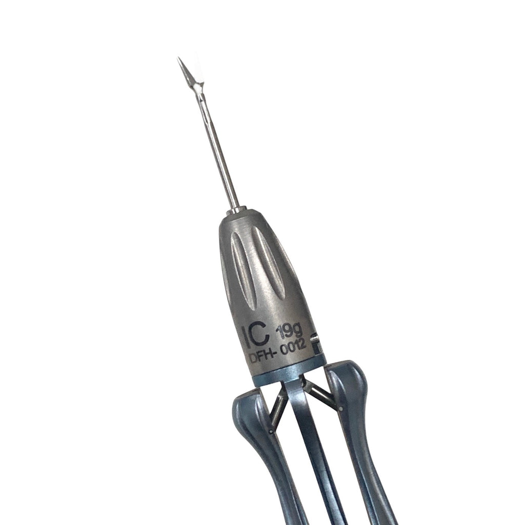 MST REF DFH-0012, 19g Packer/Chang IOL Cutters, Straight With Forceps Handle