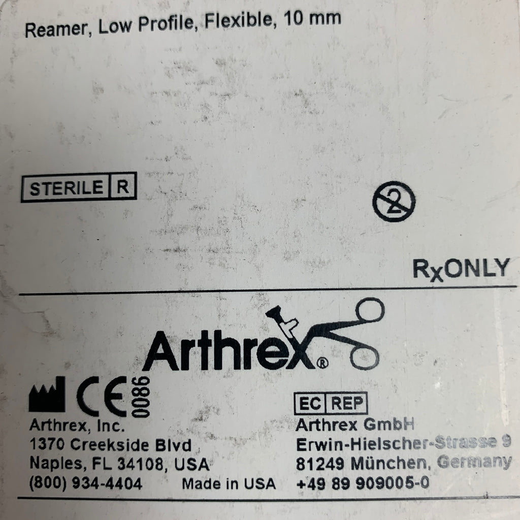 ARTHREX AR-1410LPF Reamer Low Profile Flexible 10 mm EXP 2020 01