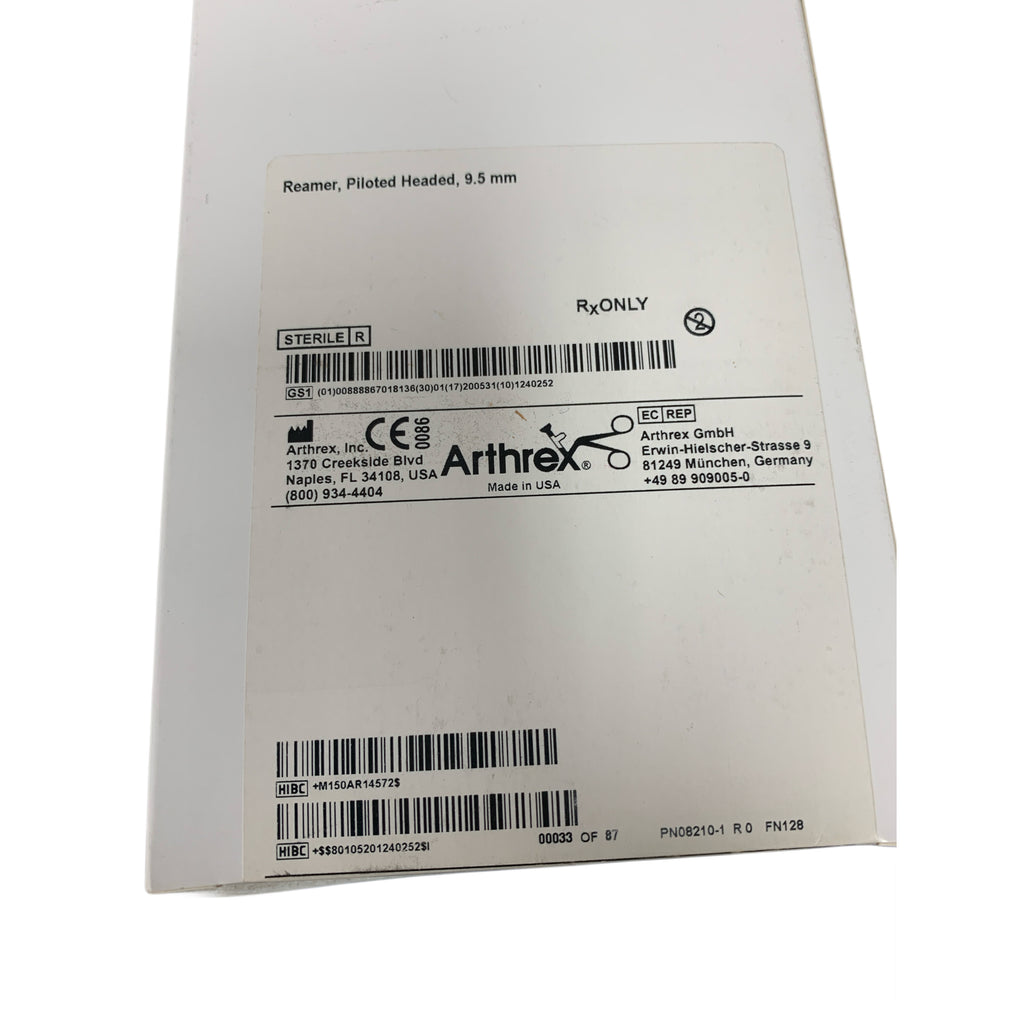 ARTHREX AR-1457 Reamer Piloted Headed 9.5 mm Exp 2020 05