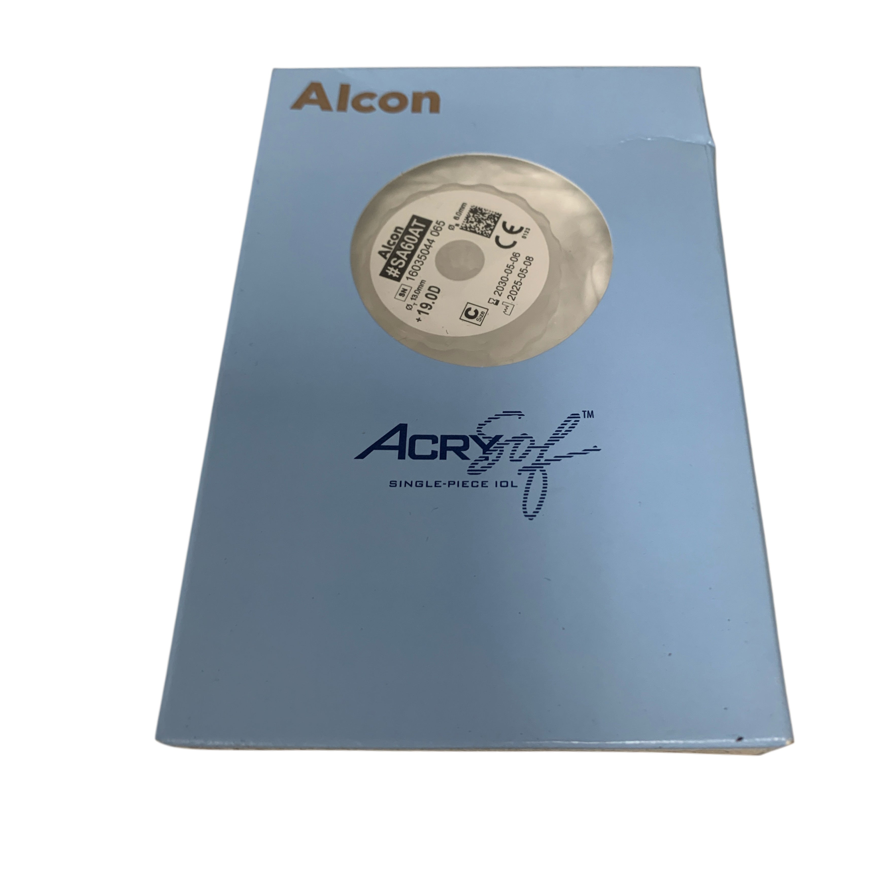 For Sale ALCON SA60AT + 19.0 D, C Size ,AcrySof™ Single-Piece IOL EXP 2030-05