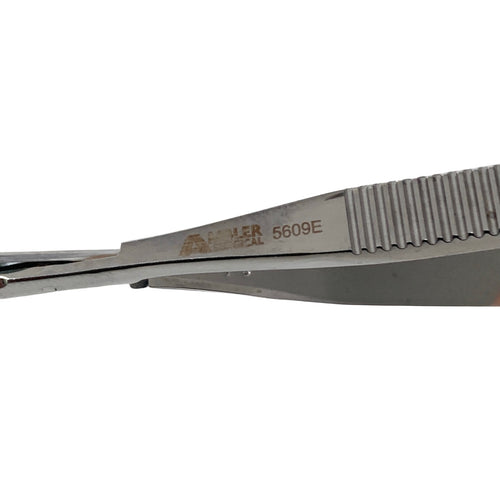 AMBLER REF 5609E Westcott stitch scissors 4 3/4'',slightly curved 21.0mm blades, sharp tips, flat handle