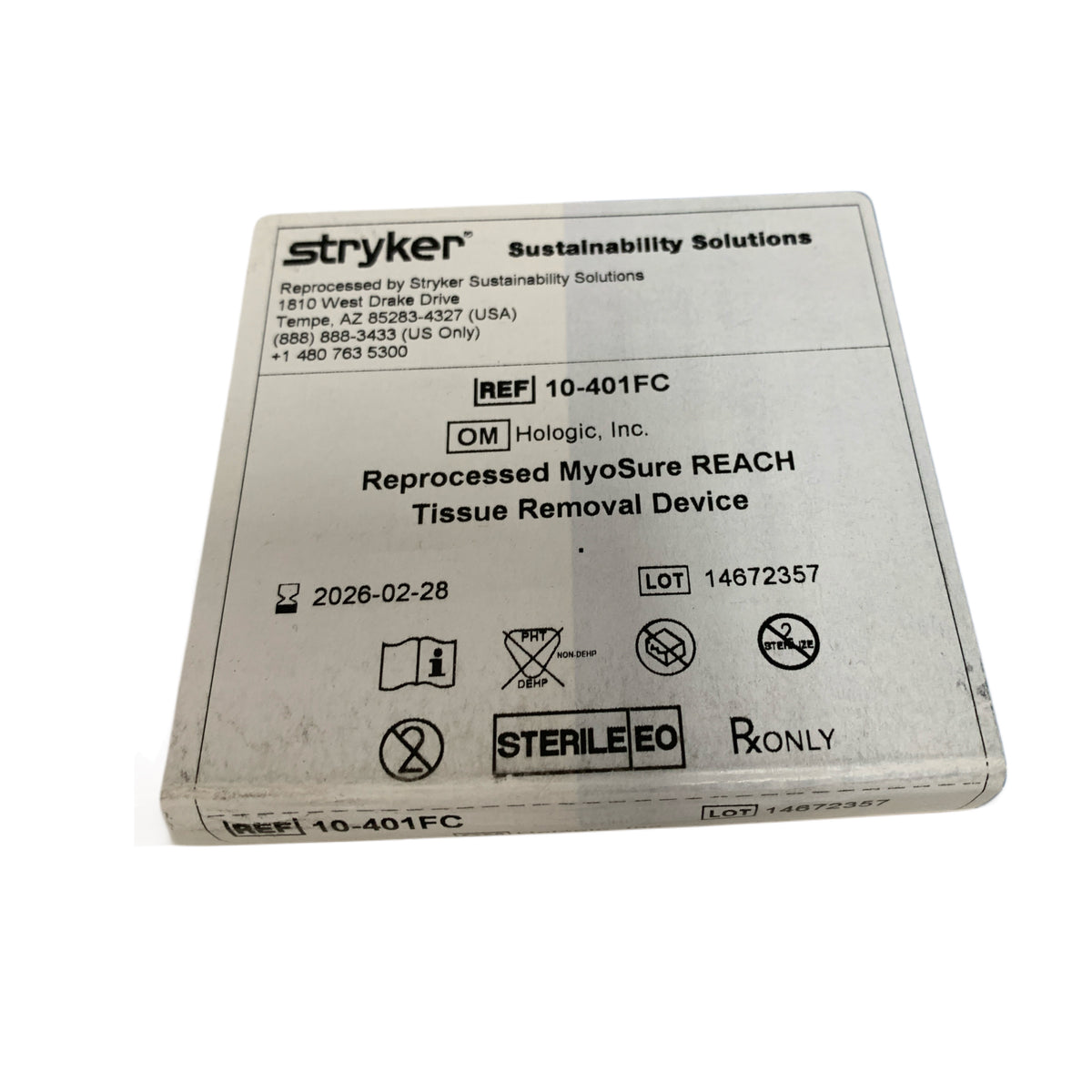 HOLOGIC 10-401FC MyoSure REACH Tissue Removal Device (Reprocessed by Stryker) Exp 2026 02