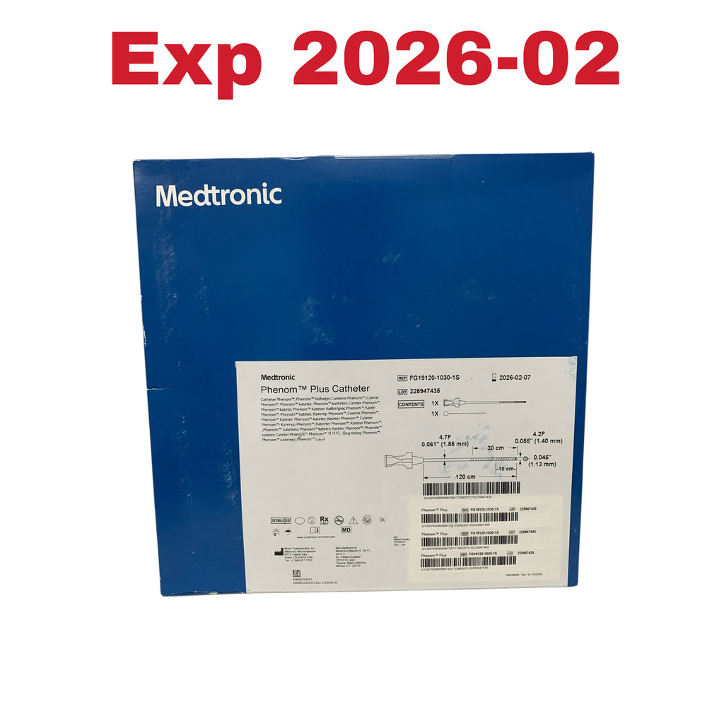MEDTRONIC FG19120-1030-1S Phenom Plus Catheter 4.7F 4.2F 120 cm Exp 2026 02