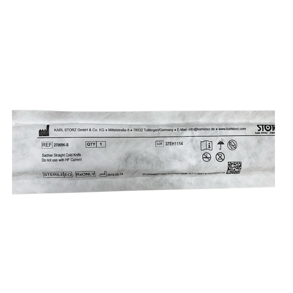 KARL STORZ 27069K-S Sachse Straight Cold Knife Expired