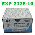 ETHICON REF 8556H Prolene 5-0 Polypropylene Suture, RB-1 Needle, 36" (90 cm), Box of 36, EXP.2026/10